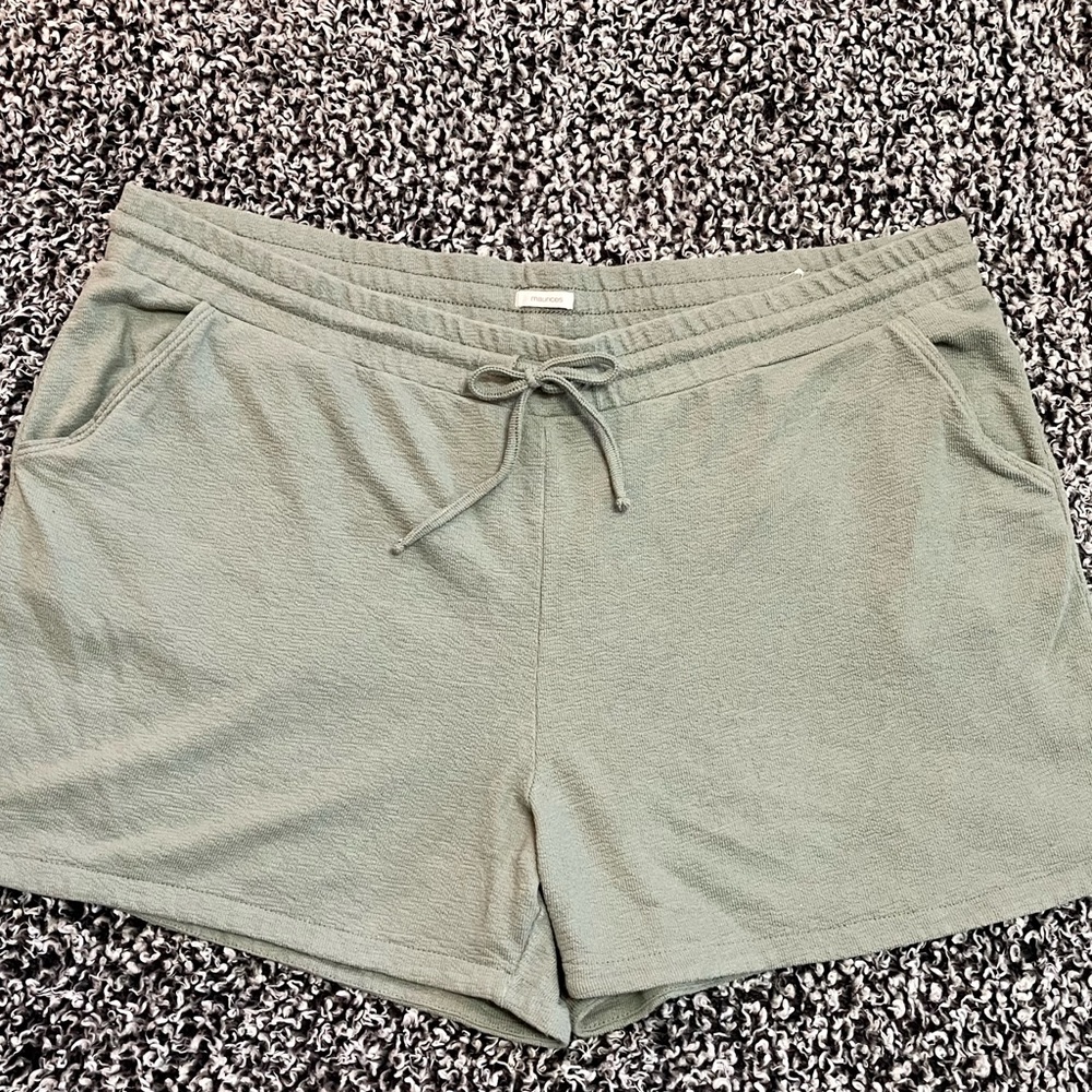 NWOT Maurice’s Plus Size 3X Soft Ribbed Lounge Shorts